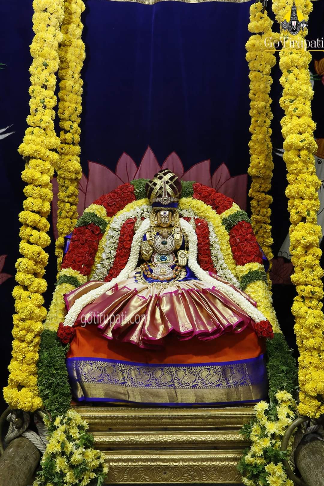 Unjal Seva - Goddess Padmavathy